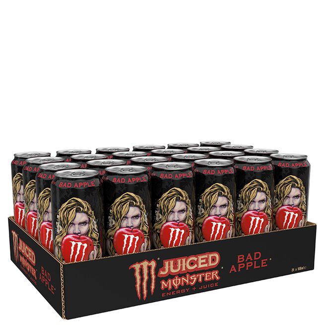 24 x Monster Energy Juiced 50cl Bad Apple
