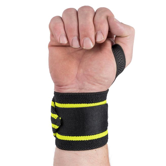 Håndledsbind 30 cm Sort-gul