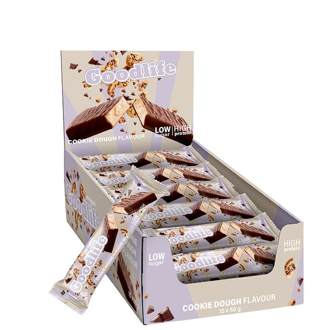 15 x Low Sugar Protein Bar 50 g Cookie Dough (NEW!)
