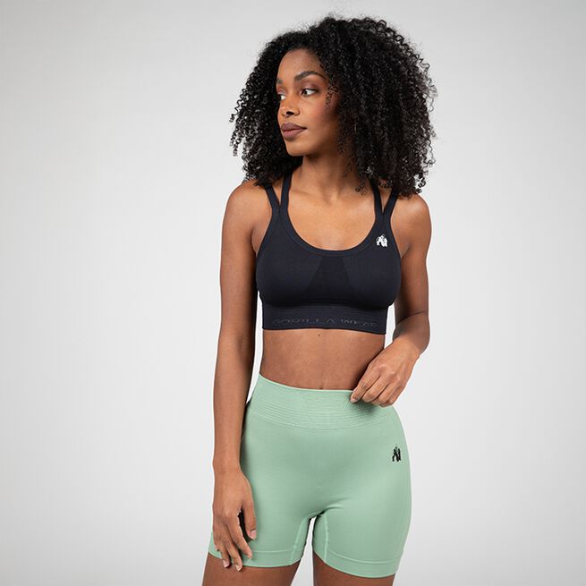 Whitney sømløs sports-BH sort