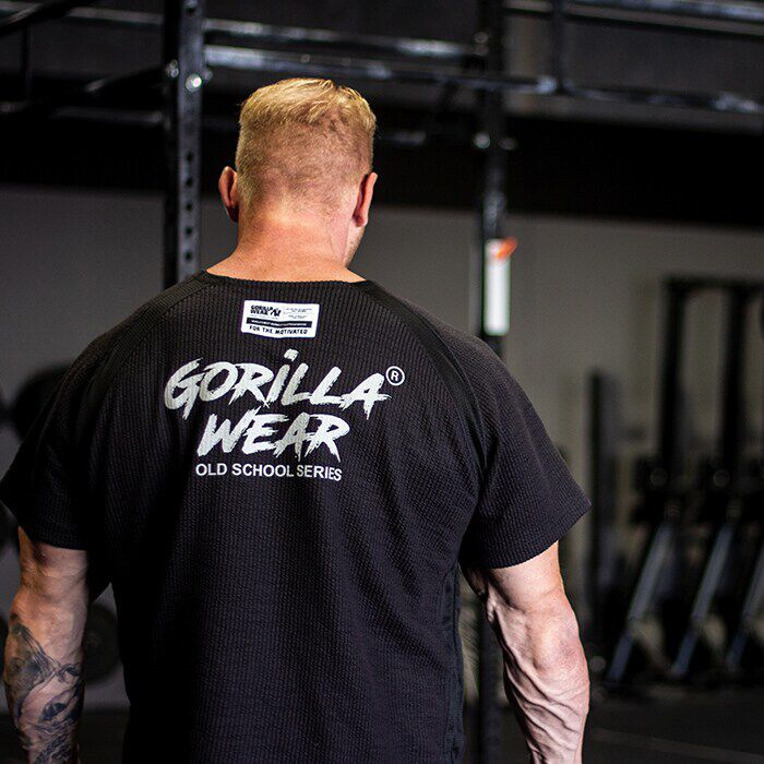 Augustine Old School Work Out Top, Black