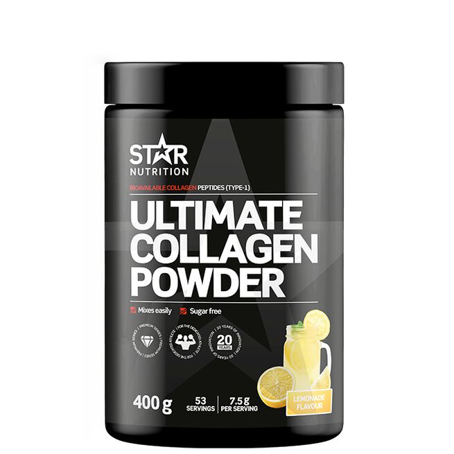 Ultimate Collagen Powder Collagen peptider 400 g Lemonade