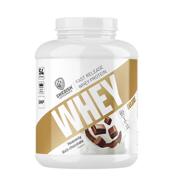 Whey Deluxe Valleprotein 1800 g Rich Chocolate