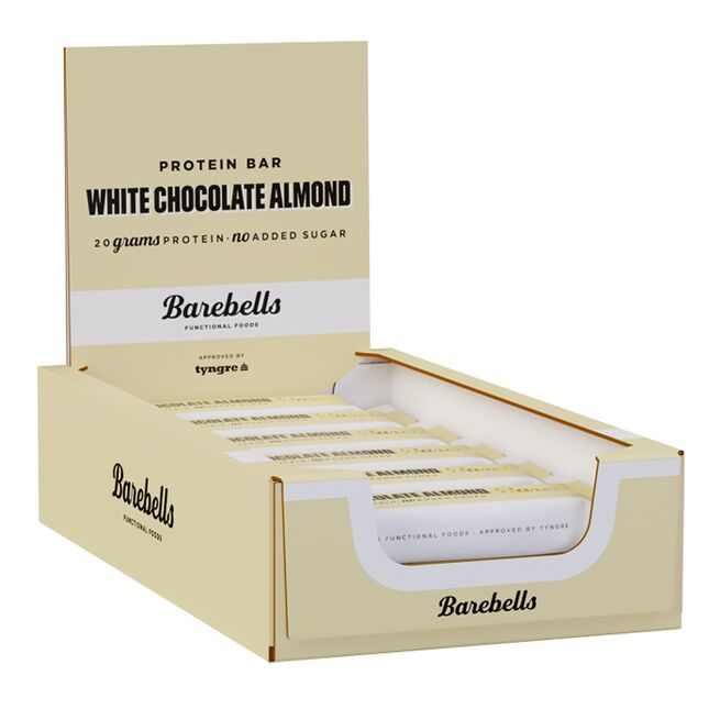 12 x Barebells Protein Bar, 55 g, White chocolate almond 