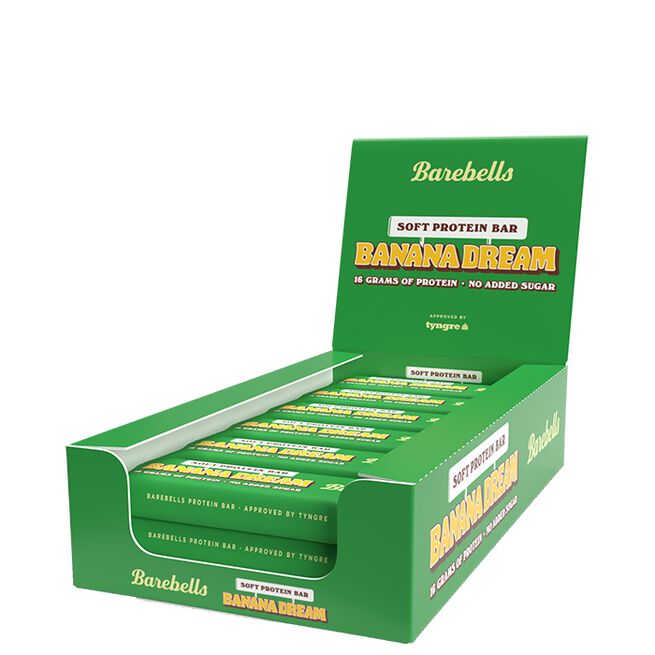 12 x Barebells Soft Protein Bar 55 g Banana Dream