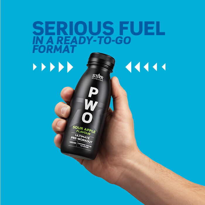 12 x PWO Drink 330 ml Sour Apple