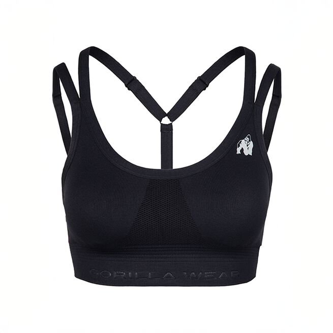 Whitney sømløs sports-BH sort