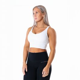 Relode Core V-Top, Vit, L  Core V-hals Top Hvid