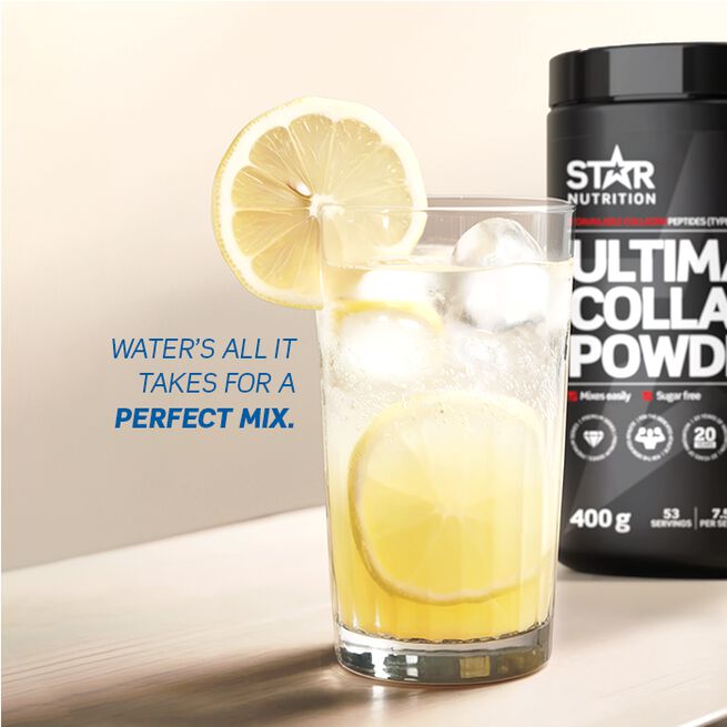 Ultimate Collagen Powder Collagen peptider 400 g Lemonade