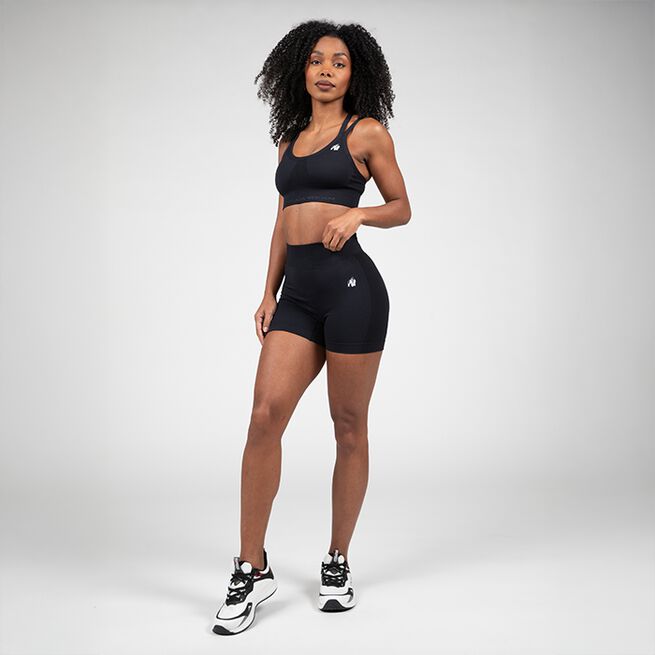 Whitney sømløse shorts sort