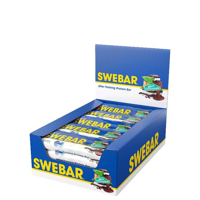 15 x Swebar Proteinbar 55 g Banana Mintchocolate