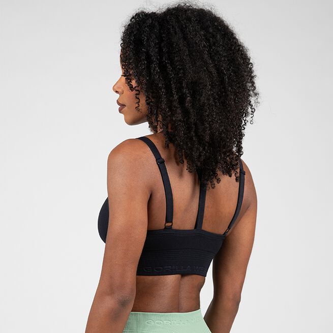 Whitney sømløs sports-BH sort