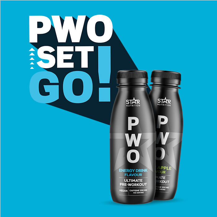 12 x PWO Drink 330 ml Sour Apple