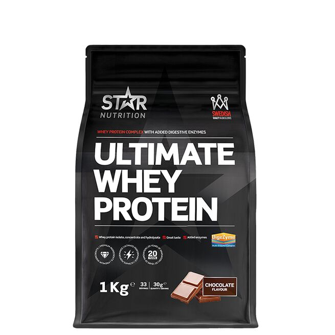 Ultimate Whey Valleprotein 1 kg Chocolate