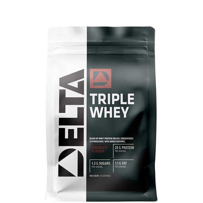 Triple Whey Valleprotein 900 g Chocolate