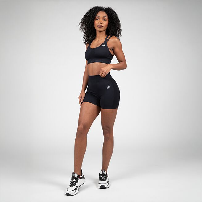 Whitney sømløs sports-BH sort