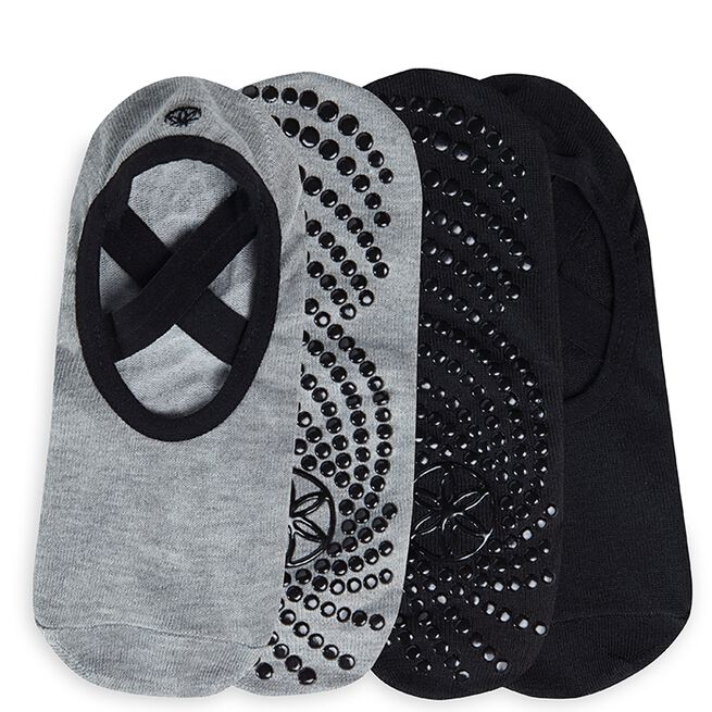 Grippy Yoga Socks 2-pak