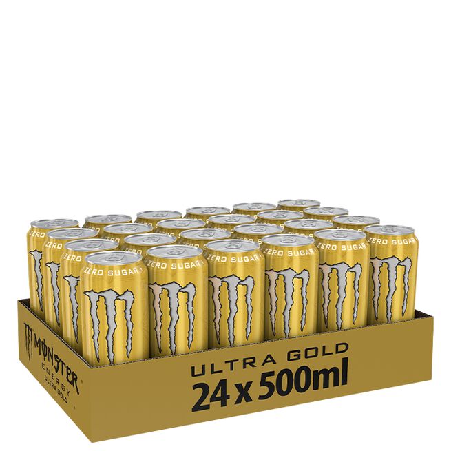 24 x Monster Energy Ultra, 50 cl, Gold 