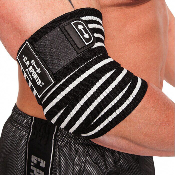 Elbow Wraps Pro Sort/Hvid