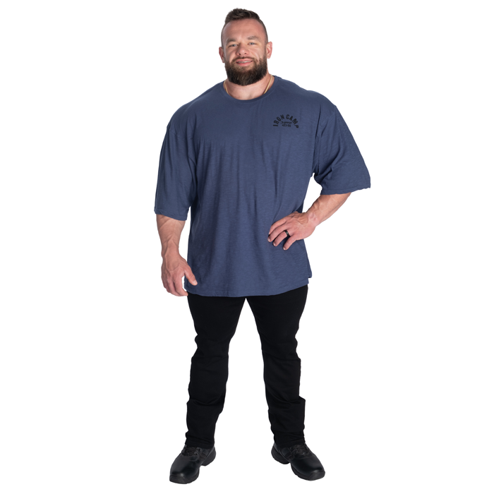 Slub Iron T-shirt Bl&aring;