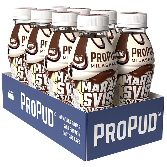 8 x ProPud Protein Milkshake, 330 ml strawberry