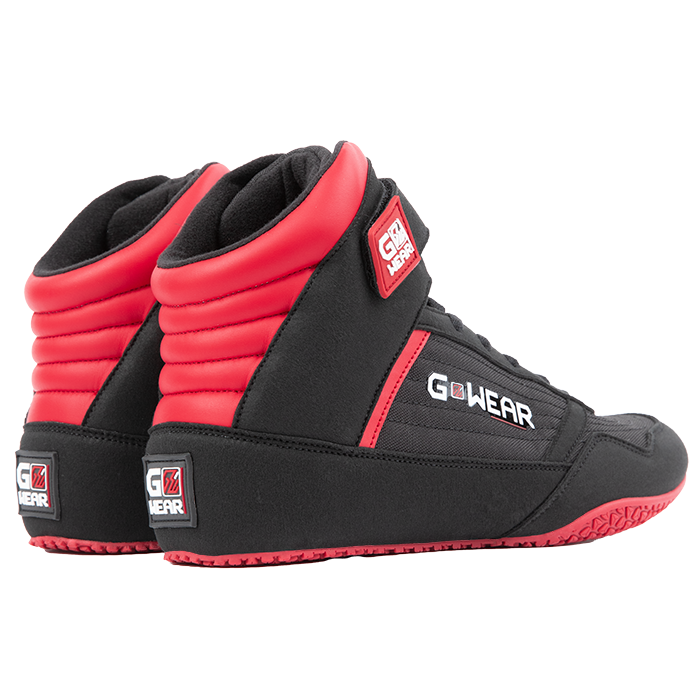 Classic High Tops, black/red