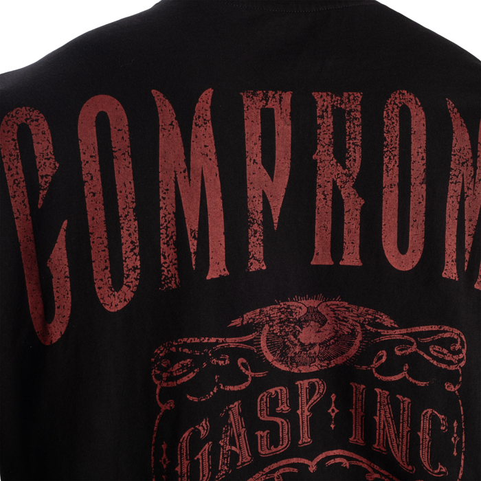 NC T-shirt Sort R&oslash;d