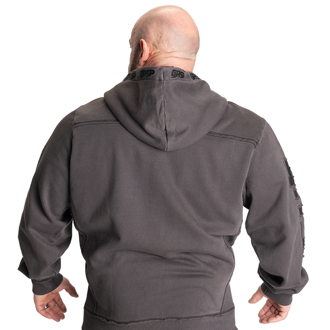 Pro Gym Hoodie Acid Wash Gr&aring;