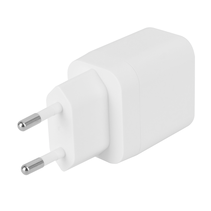 USB V&aelig;goplader 1 x USB-A 18 W 1 x USB-C PD 20 W Hvid