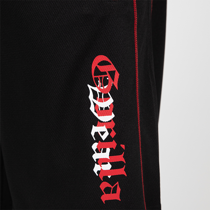 Marlow Mesh Shorts Sort R&oslash;d