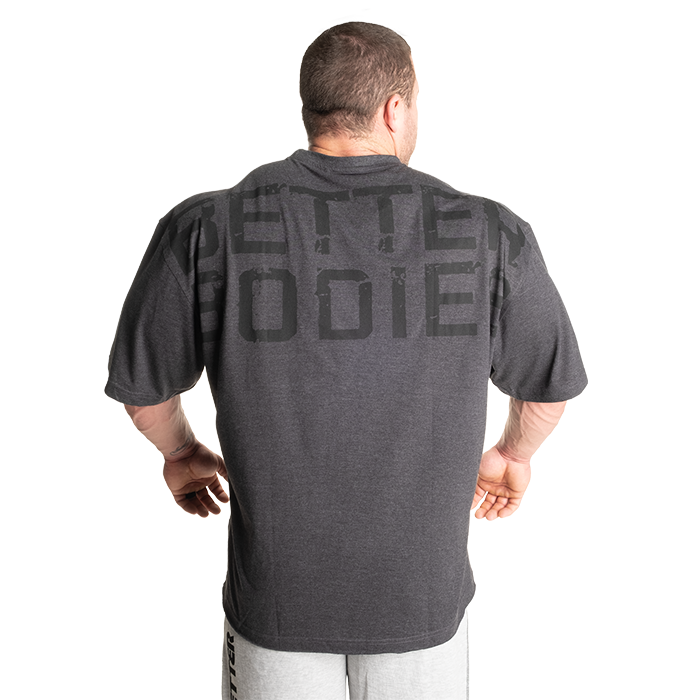 Union Iron Tee, Dark Grey Melange