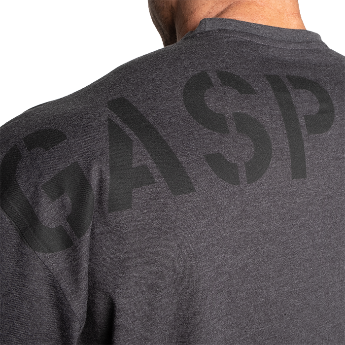 Division Iron Tee, Dark Grey Melange