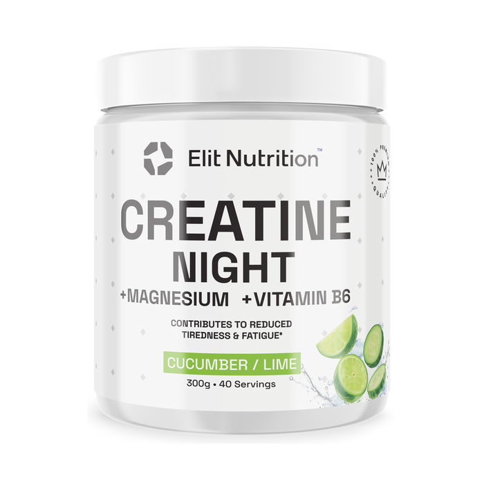 Kreatin Night Magnesium + Vitamin B6 Lime/Agurk 300 g