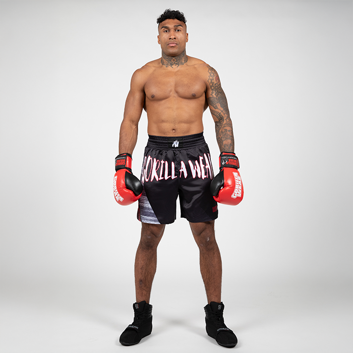 Clayton Boxershorts Sort R&oslash;d