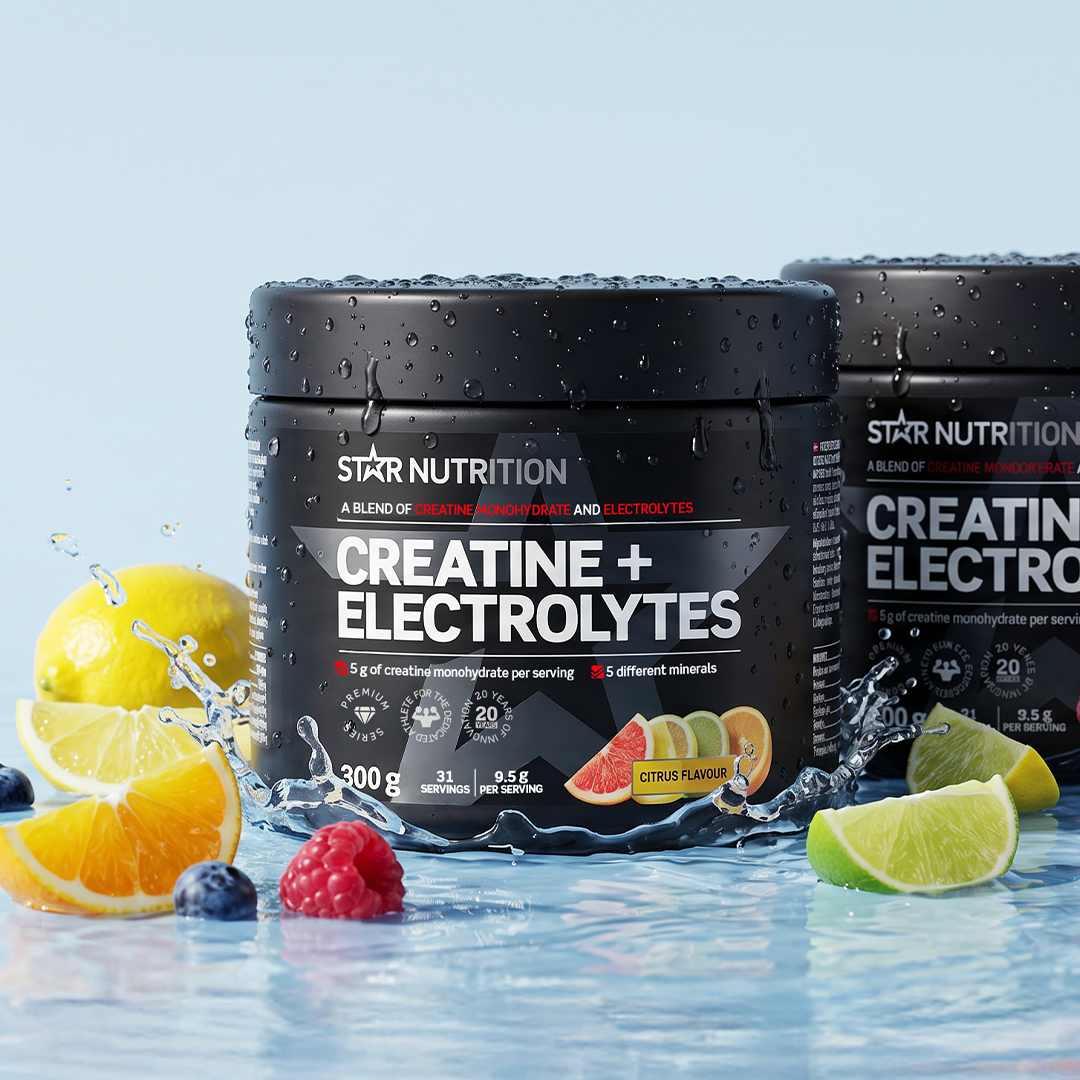 Creatine + Electrolytes, 300 g citrus