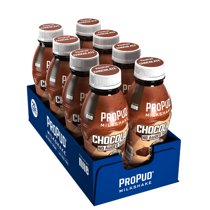 8 x ProPud Protein Milkshake, 330 ml choklad