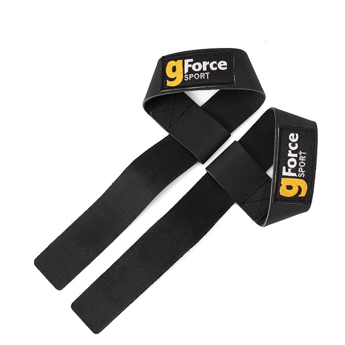 Lifting Straps L&aelig;der Sort