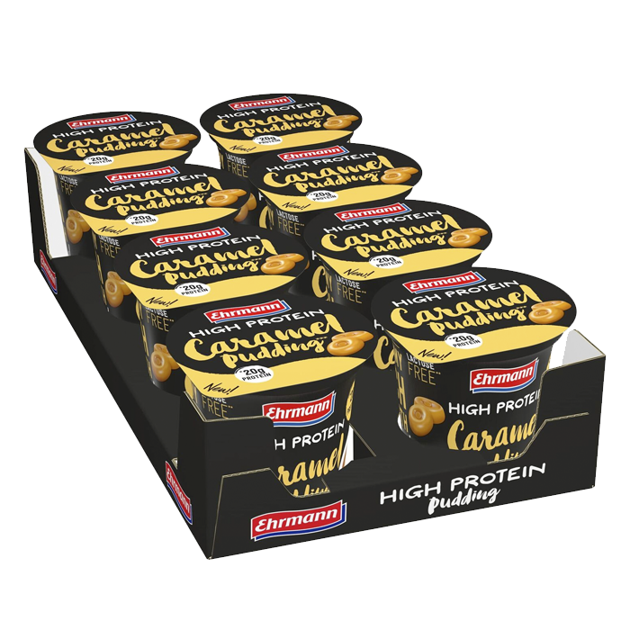 8 x Ehrmann Protein Pudding, 200 g chocolate