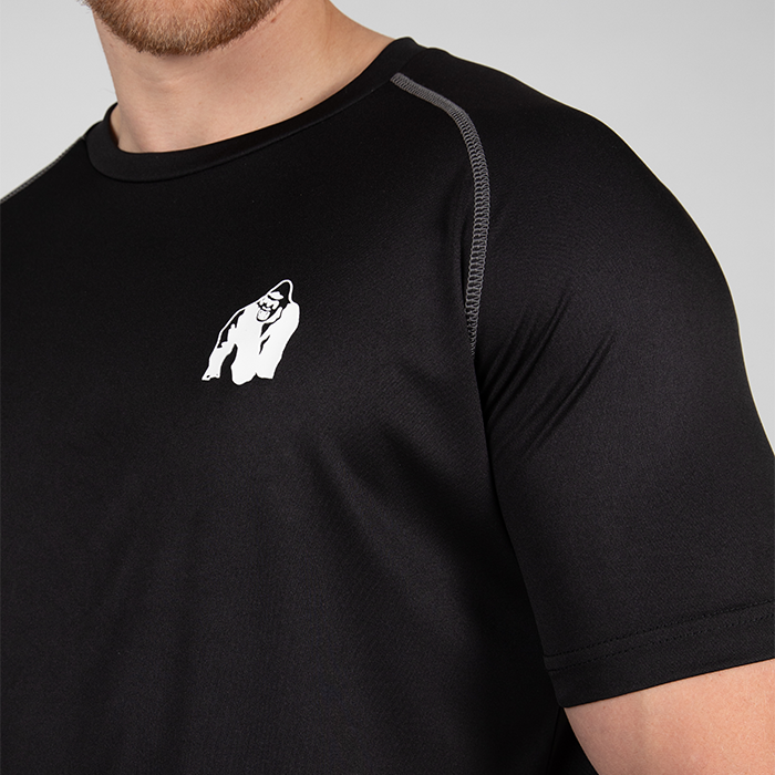 Performance T-Shirt, Black/Grey