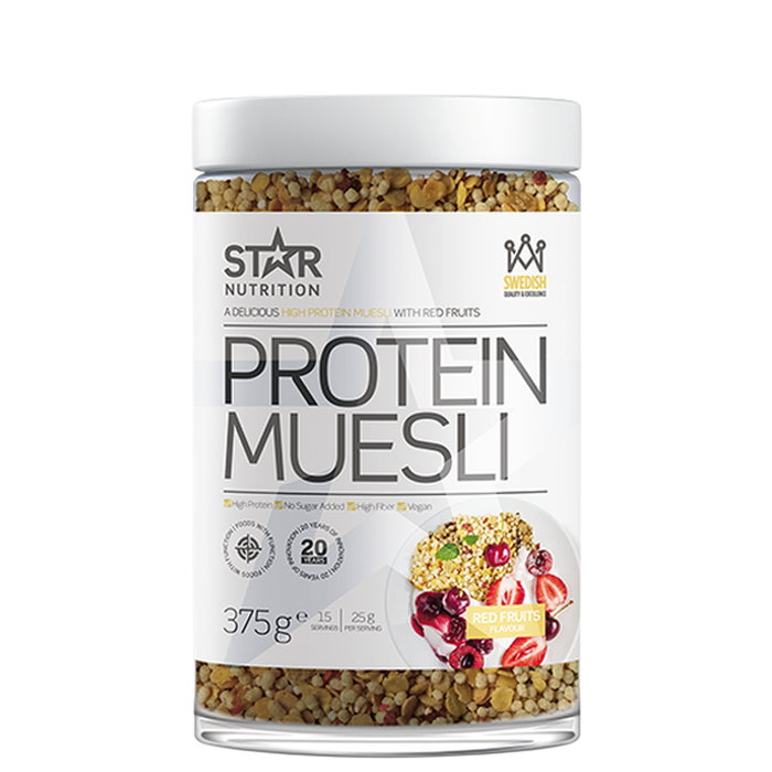 Protein Muesli, 375 g red_fruits