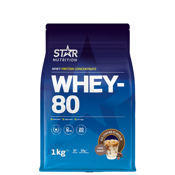 Whey-80 Valleprotein 1 kg Double Rich Chocolate
