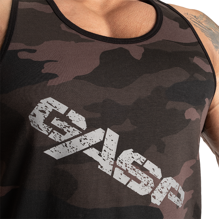 Vintage T-Back Top M&oslash;rk Camouflage