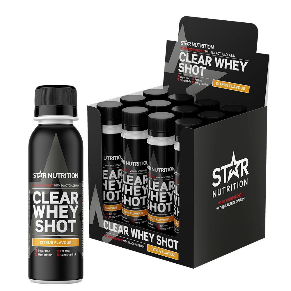 12 x Clear Whey Protein Shot 100 ml citrus