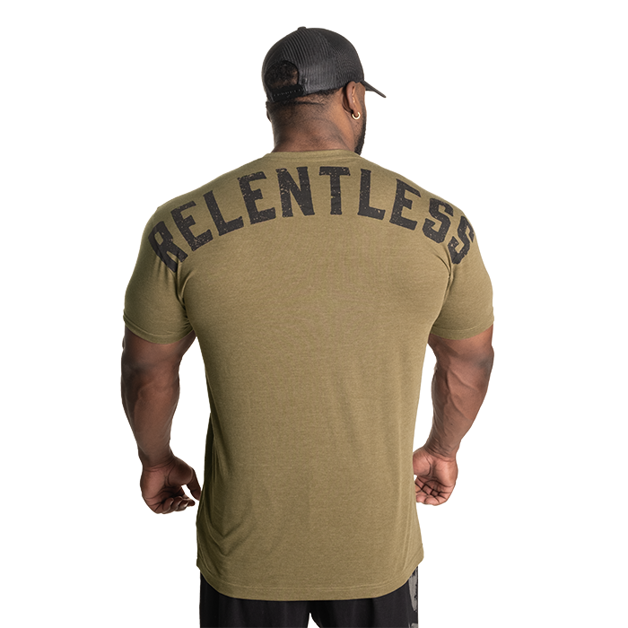 Skull Standard Tee, Army Green Melange