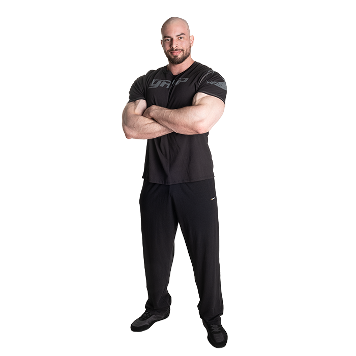 Gasp Sweatpants, Black/White