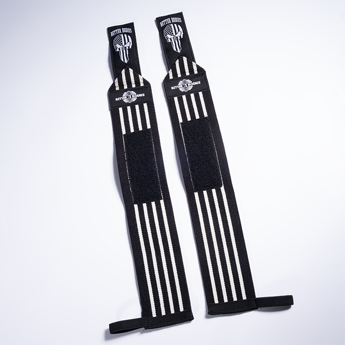 Wrist Wraps 18 inch, Black/White