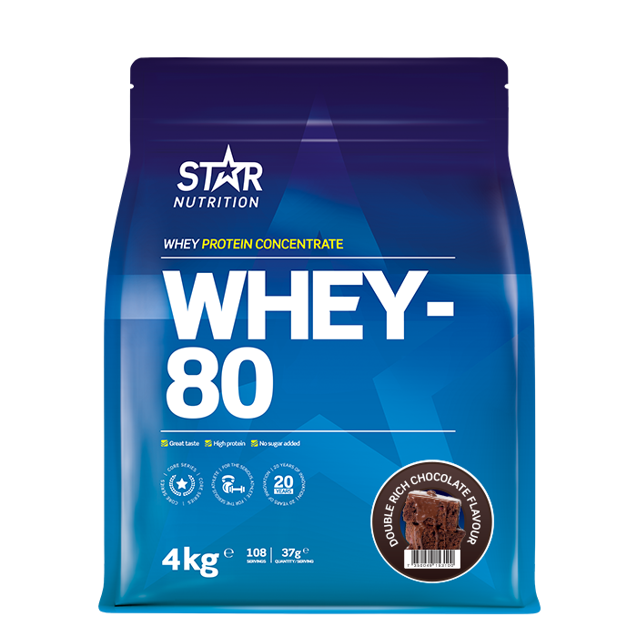 Whey-80 Valleprotein 4 kg double_rich_chocolate