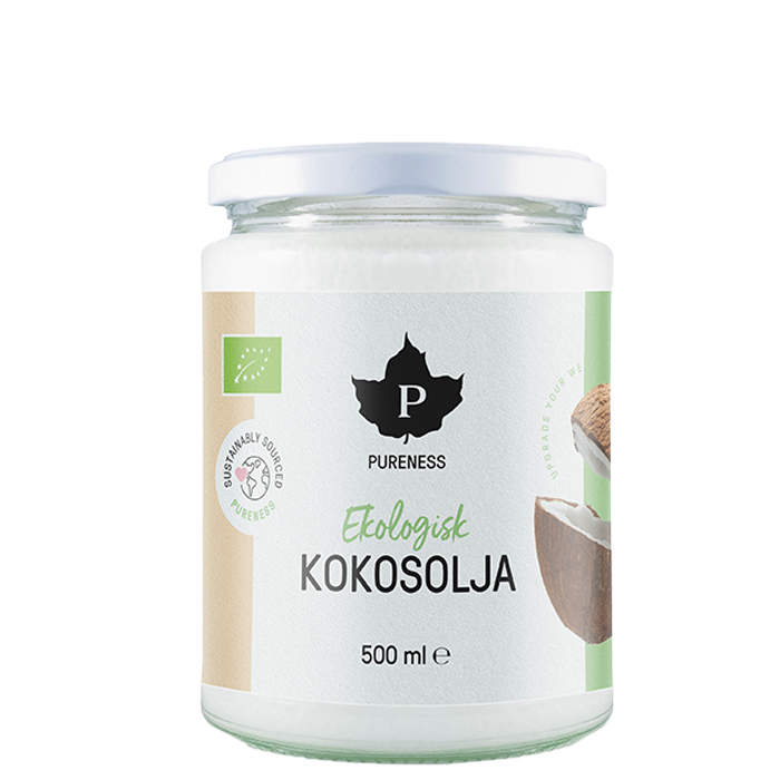 Jomfrukokosolie &Oslash;ko 500 ml