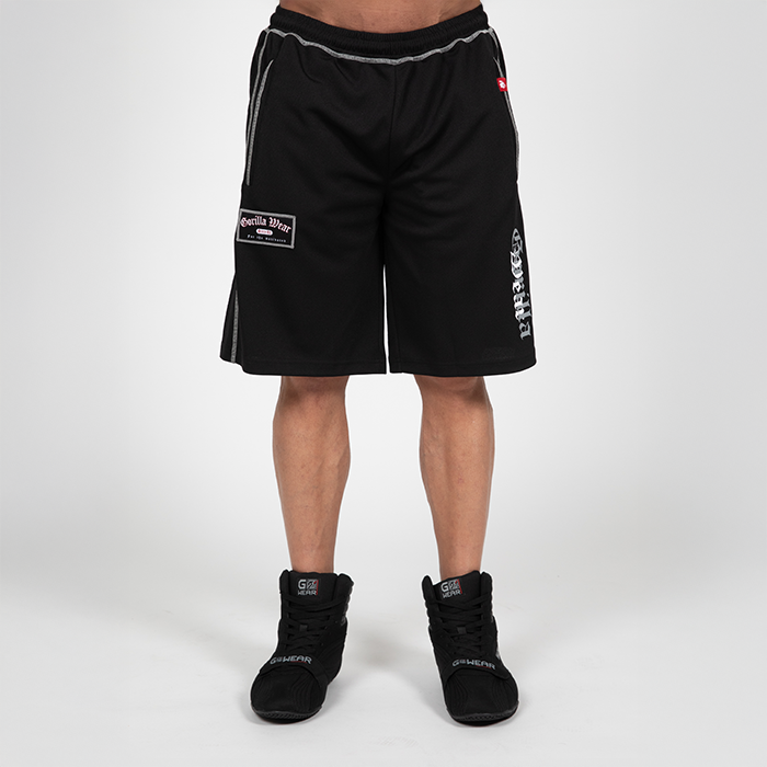 Marlow Mesh Shorts Sort Gr&aring;