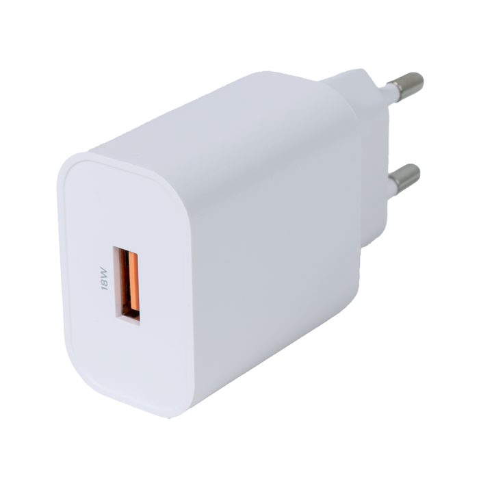 USB V&aelig;goplader 1 x USB-A 18 W Hvid